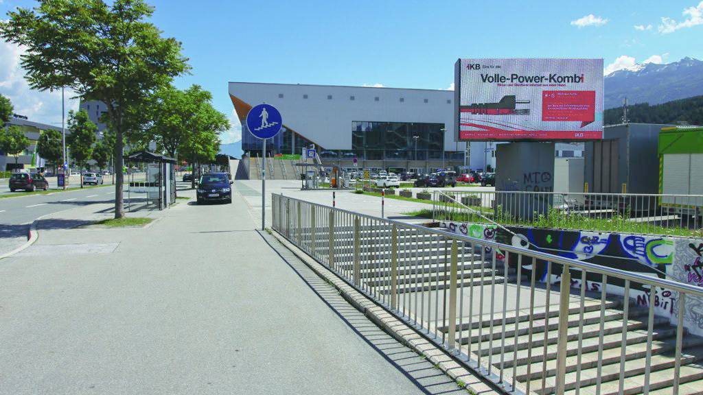 LED-Werbetafel in Innsbruck Südring
