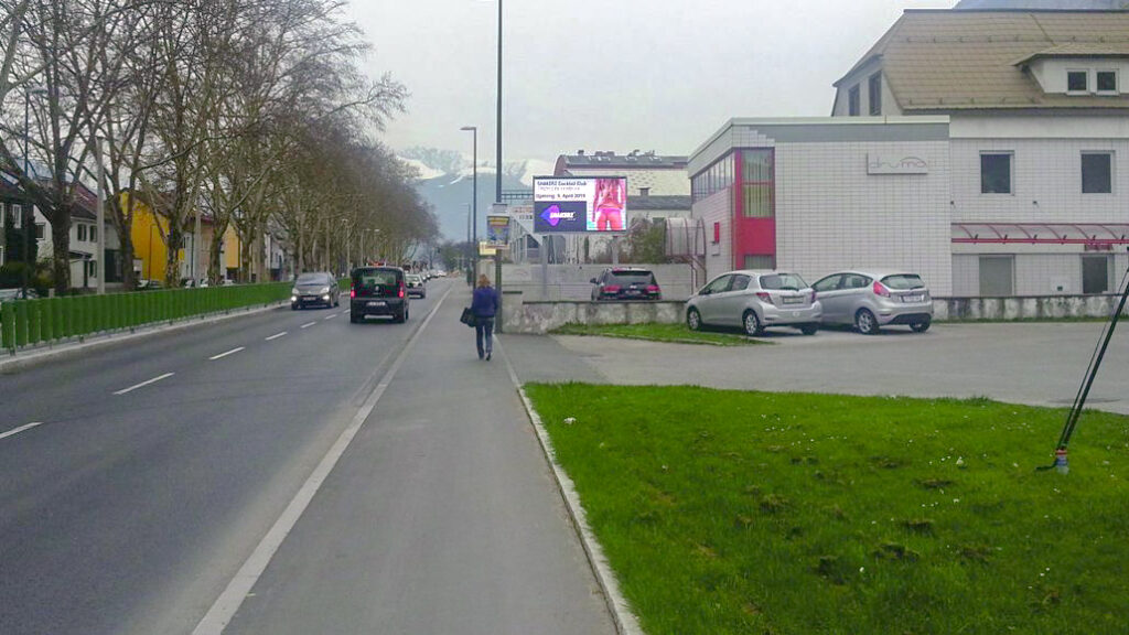 LED-Werbetafel in Innsbruck Kranebitter-Allee