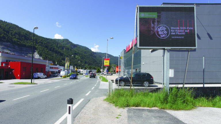 LED-Werbetafel in Wörgl Tirolerstraße