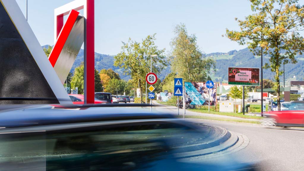 LED-Werbetafel in Vorarlberg – Lustenau – Millenium Park